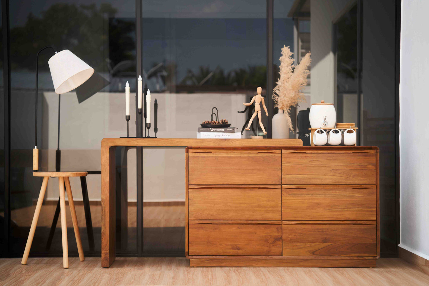 Teak Dresser Table - DOSHI