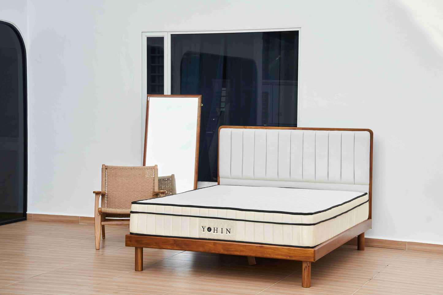 Teak Bedframe - ELOWYN