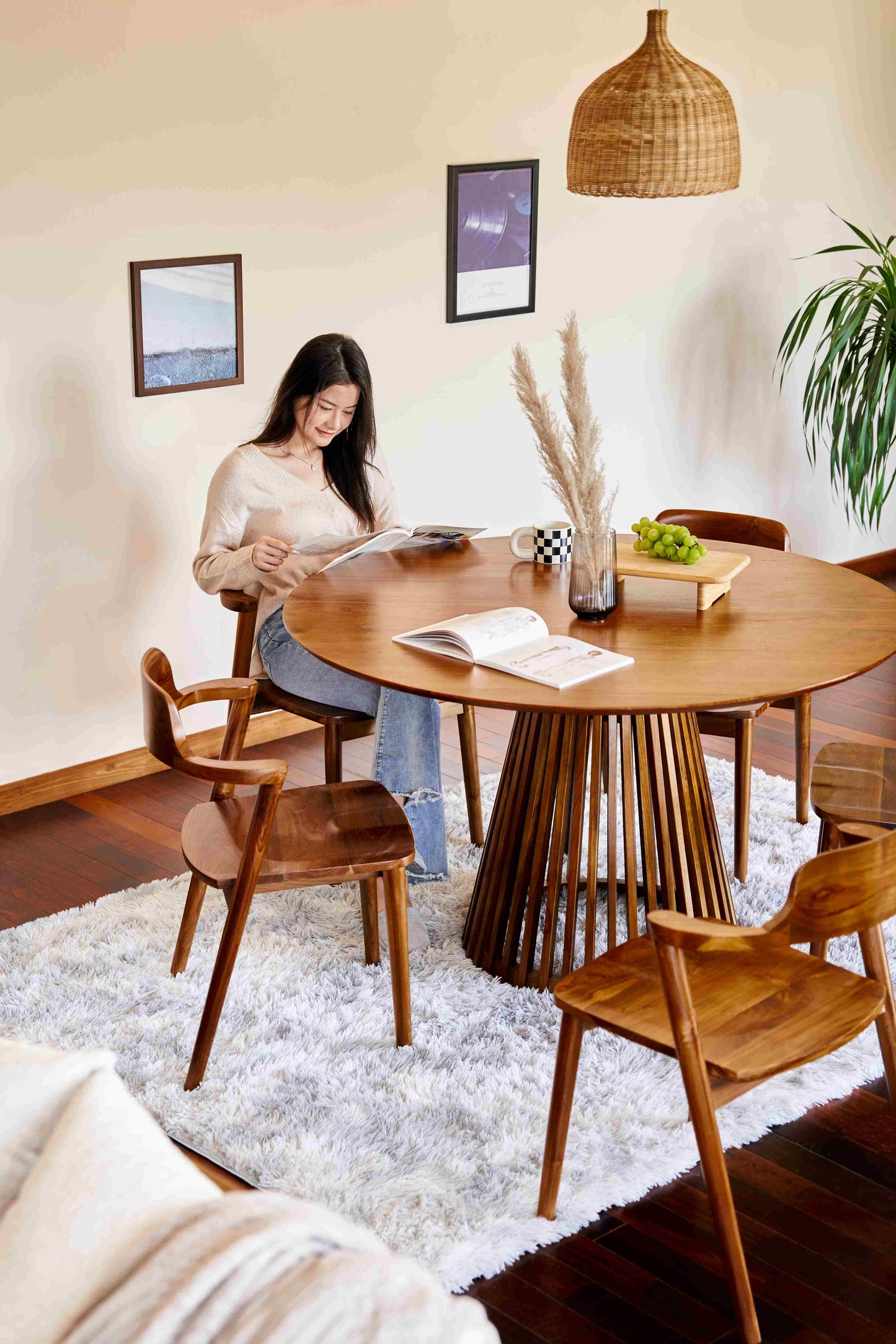 Teak Dining Table - KHAIRI
