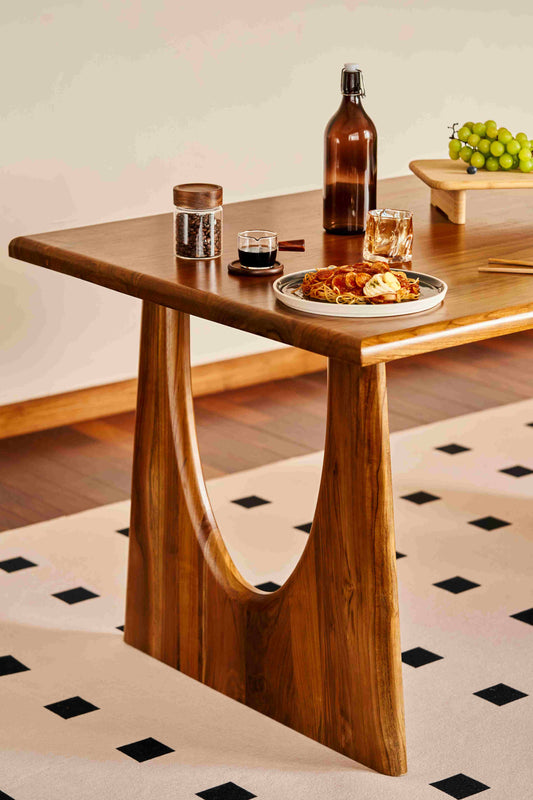 Teak Dining Table - TOMI