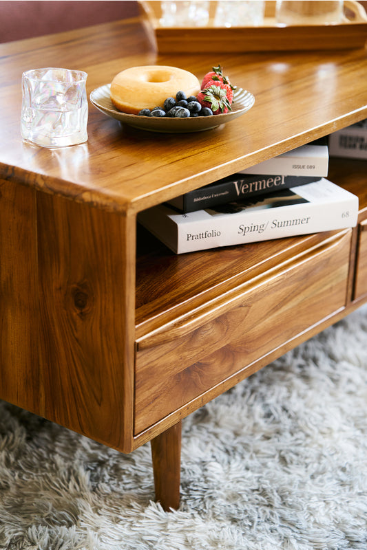 Teak Coffee Table - YOZORA