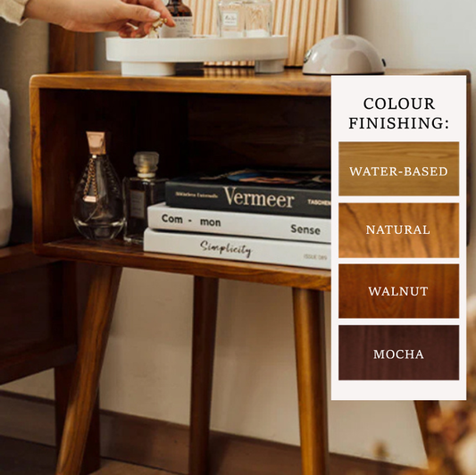 Teak Bedside Table - HAPPI