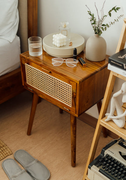 Teak Bedside Table - YASU