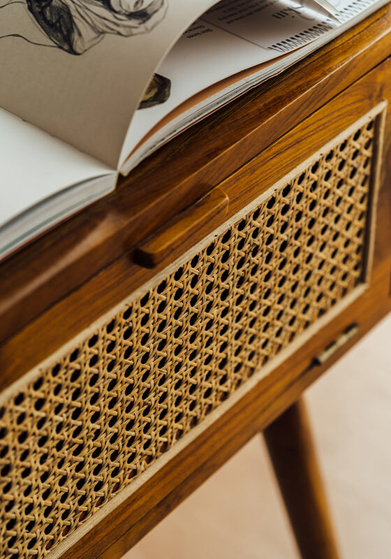 Teak Bedside Table - YASU